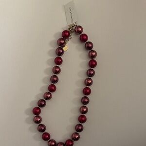 Charter Club Red Bead Necklace